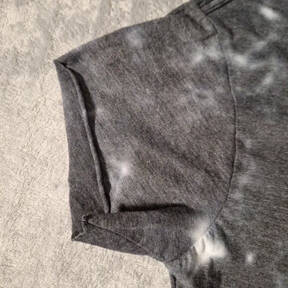 AC/DC High Voltage Graphic Gray Tie Dye T-Shirt Size Medium Black White - Picture 5 of 9